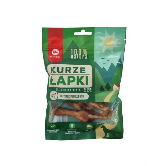 MACED 100% Nature Chicken feet - dog treat - 5