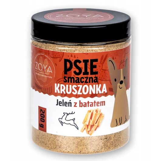 ZOYA Deer crumble with sweet potato - dog treat - 200g