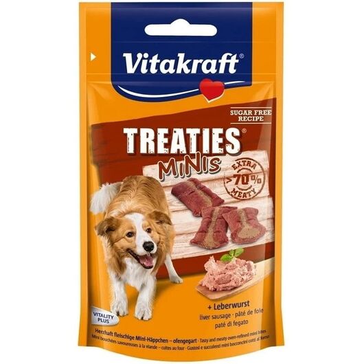 VITAKRAFT Treaties Minis with liver - dog treat - 48 g