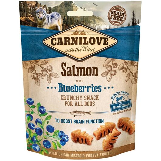 CARNILOVE Fresh Crunchy Salmon+Blueberry dog treat - 200 g