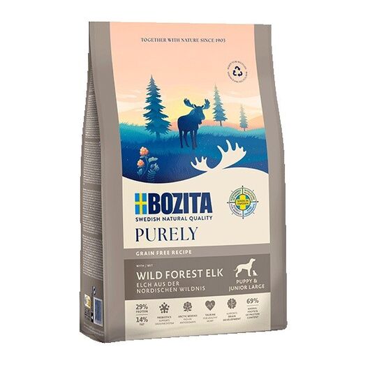 BOZITA Purely Junior Large Elk - dry dog food - 2,5kg