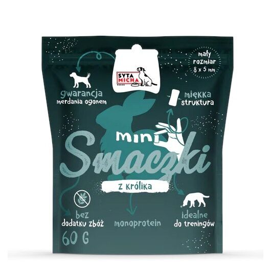 SYTA MICHA Mini treats with rabbit - treat for dogs - 60 g