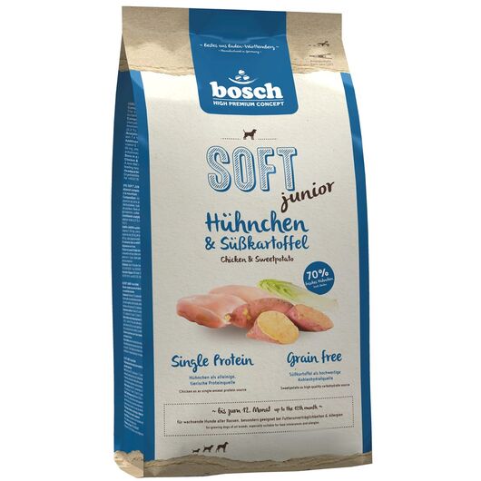 BOSCH Soft Junior Chicken and sweet potatoes - dry dog food - 12,5kg
