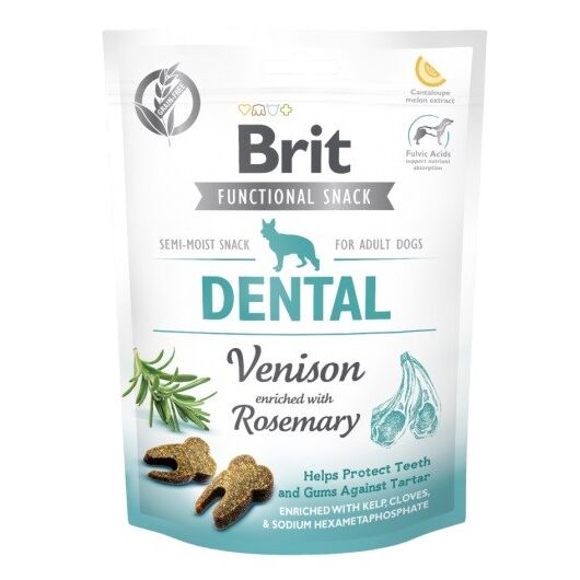 BRIT Functional Snack Dental Venison - Dog treat - 150g