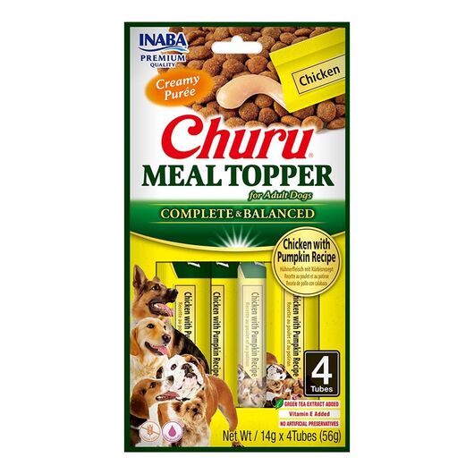 INABA Meal Topper Chicken with pumpkin - dog treat - 4x14g
