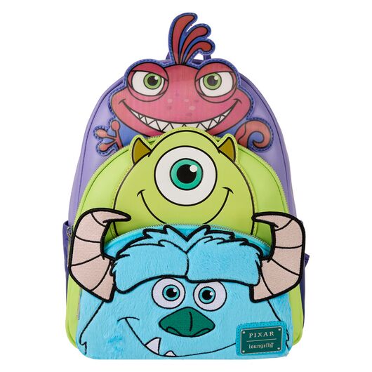 LOUNGEFLY Loungefly Disney Pixar Monsters INC Mike Sully and Randall backpack 31cm