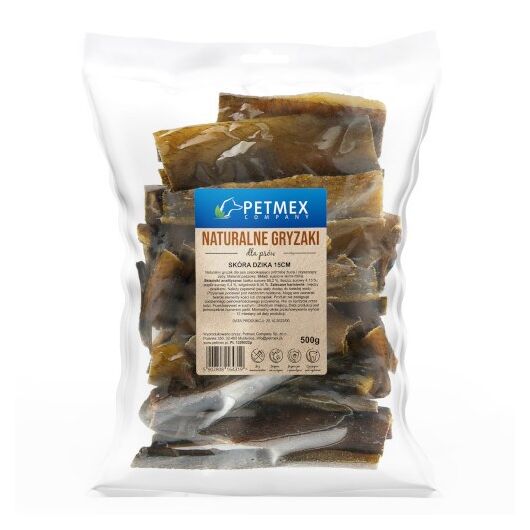 PETMEX Wild boar skin - dog treat - 500g
