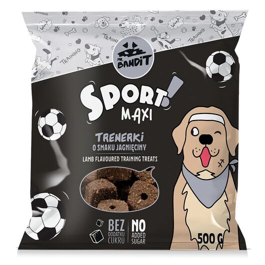 MR. BANDIT Sport Maxi Trainers with lamb flavor - dog treat - 500 g