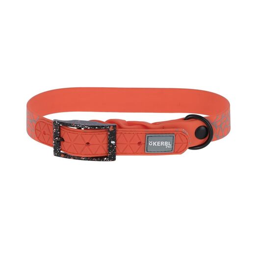 KERBL Puno Reflective Dog Collar - Orange - 36-45cm