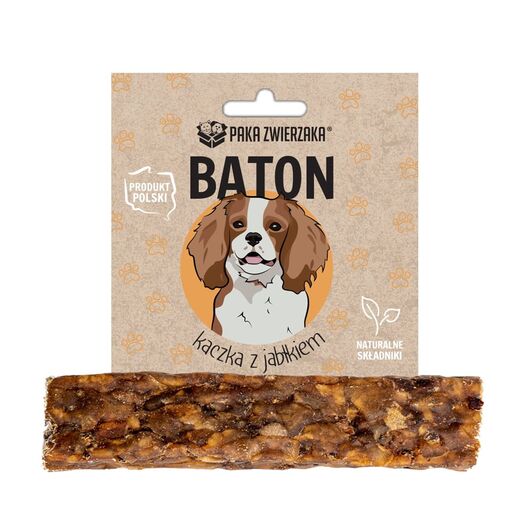 PAKA ZWIERZAKA Duck with apple bar - dog treat - 35g