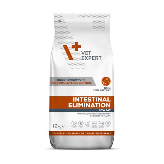 VET EXPERT Veterinary Diet Intestinal Elimination Dog – dry dog food – 12 kg