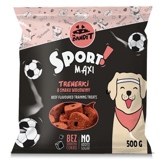 MR. BANDIT Sport Maxi Trainers with beef flavor - dog treat - 500 g