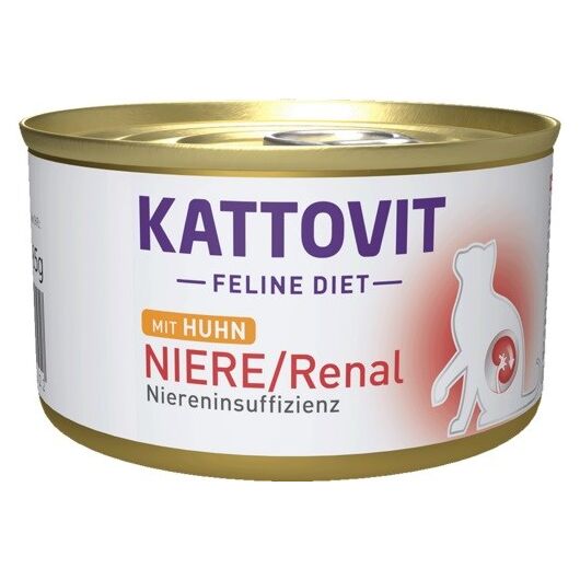 KATTOVIT Feline Diet Niere/Renal Chicken - wet cat food - 185g