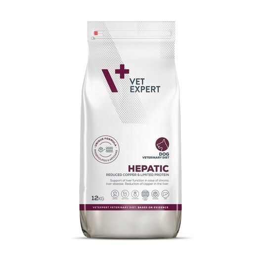 VET EXPERT Veterinary Diet Hepatic Dog - dry dog food - 12kg