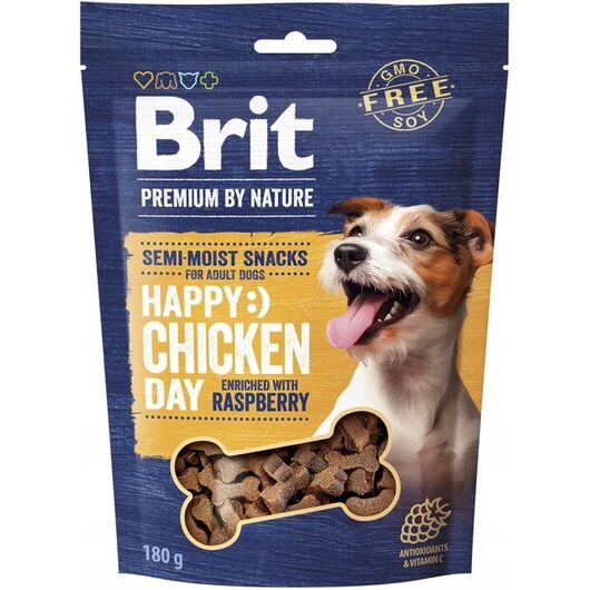 BRIT Premium Dog Snack Chicken with Raspberry - dog treat - 180g