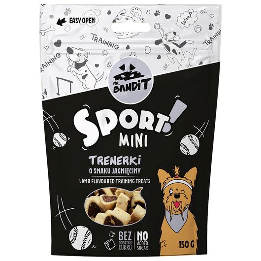 MR. BANDIT Sport Mini Trainers Lamb - dog treat - 150 g