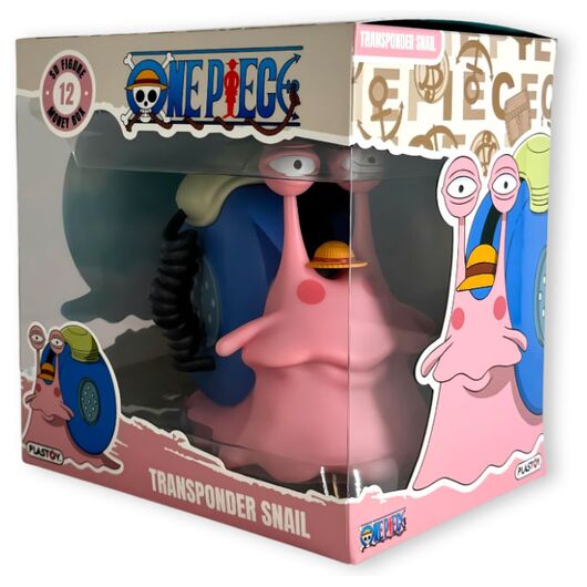 One Piece Transponder Snail money box figure 14cm 3521320801902