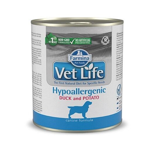 FARMINA Vet Life Diet DOG Hypoallergenic Duck & Potato - wet dog food - 300 g