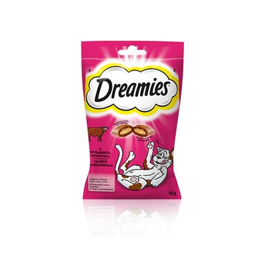 Dreamies 4008429037948 cats dry food 60 g Adult Beef