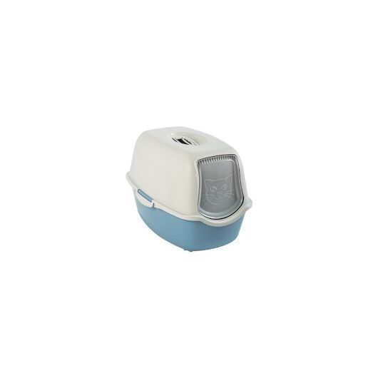 ROTHO Bailey Hooded litter box Blue, White