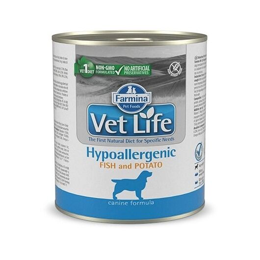 FARMINA Vet Life Canine Hypoallergenic Fish&Potato – wet food for adult dogs 300 g