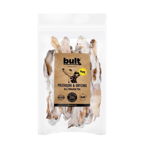 BULT Rabbit ear with fur - dog treat - 20