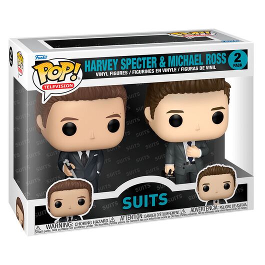 POP pack 2 figures Suits Harvey Specter & Michael Ross 889698839686