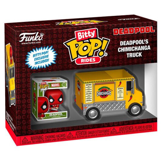 FUNKO BITTY POP Ride Deadpool w/Chimichanga Truck 83625
