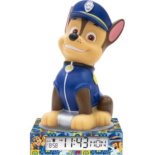 KIDS LICENSING Paw Patrol 3D lamp with alarm clock