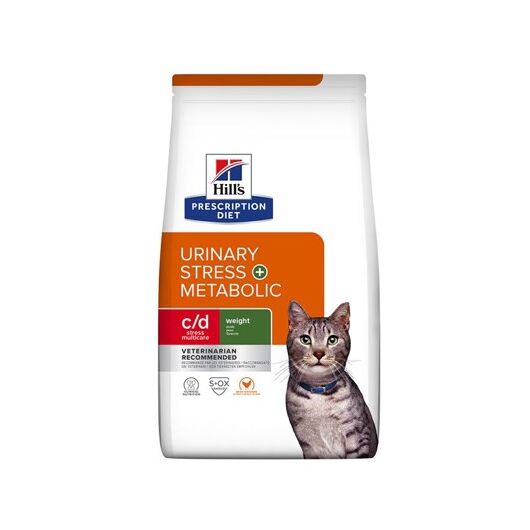 HILL'S Feline c/d Urinary Stress + Metabolic - Dry Cat Food - 3 kg