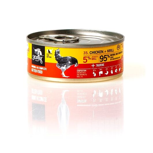 3Coty CHICKEN + KRILL  for Kittens 80g