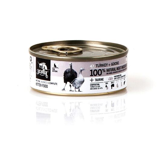 3Coty TURKEY + GOOSE for Kittens 80g