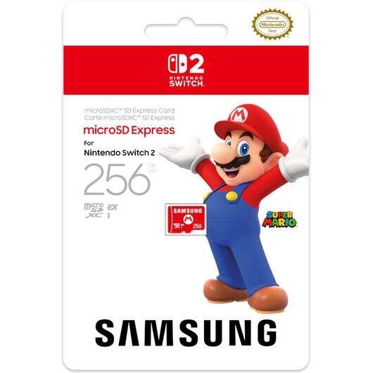 NINTENDO SWITCH 2 Samsung Micro SD Express 256GB