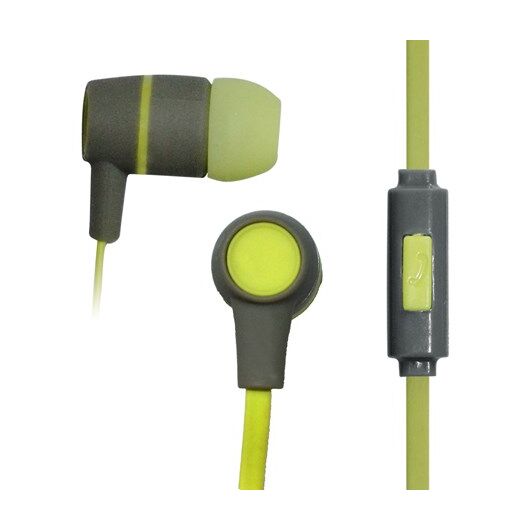 Vakoss SK-214G headphones/headset Wired In-ear Calls/Music Green, Grey
