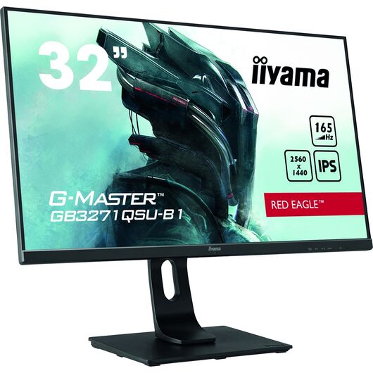 iiyama G-MASTER GB3271QSU-B1 computer monitor 80 cm (31.5") 2560 x 1440 pixels Wide Quad HD LED Black