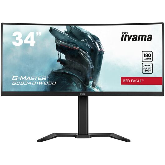 iiyama G-MASTER GCB3481WQSU-B1 computer monitor 86.4 cm (34") 3440 x 1440 pixels UltraWide Quad HD LCD Black