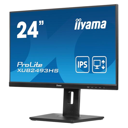 iiyama ProLite XUB2493HS-B6 computer monitor 60.5 cm (23.8") 1920 x 1080 pixels Full HD LED Black