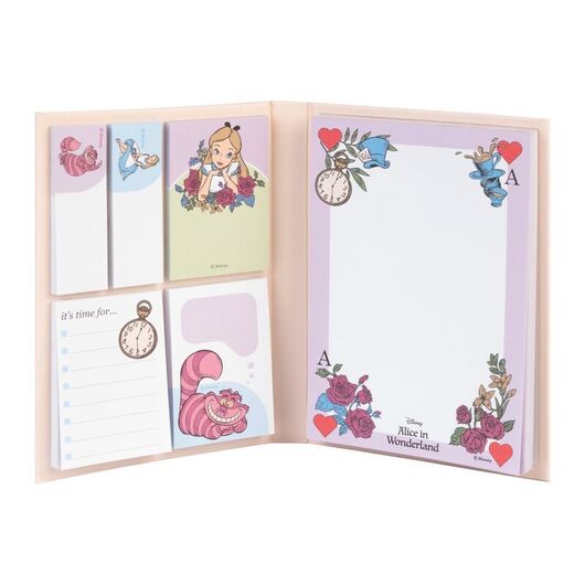 ERIK Disney Alice in Wonderland Sticky notes notebook