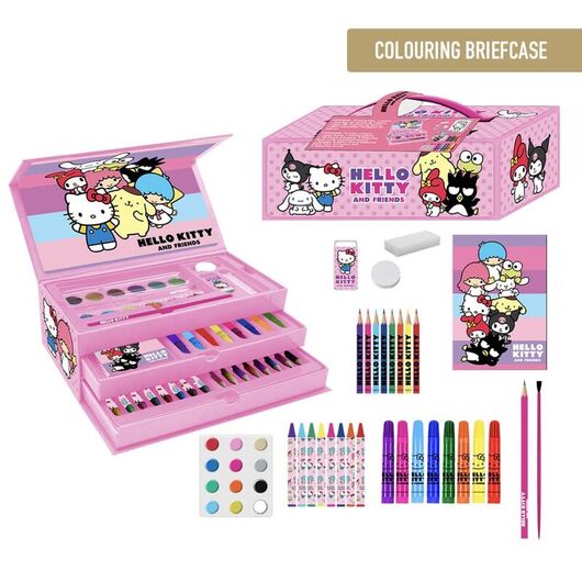 CERDÁ Hello Kitty colouring stationery case