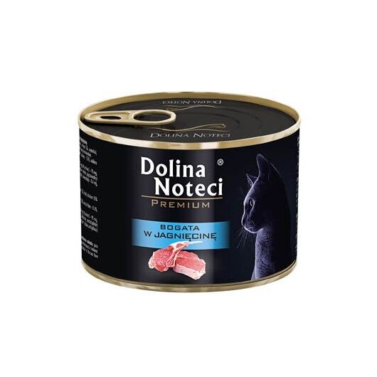 Dolina Noteci Premium rich in lamb - wet cat food - 185g