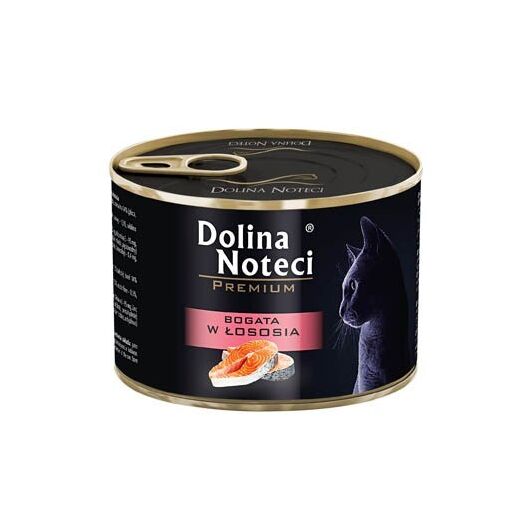 Dolina Noteci Premium rich in salmon - wet cat food - 185g