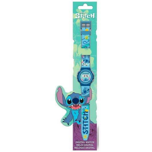Orologio da Polso Digitale Disney Stitch Blu LAS4196