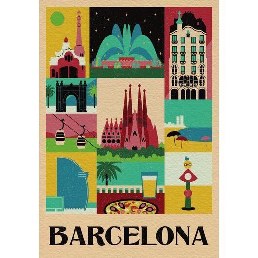 1000 Piece Puzzle - Barcelona