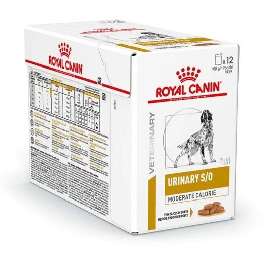 ROYAL CANIN Dog Urinary S/O Moderate Calorie - wet dog food - 12 x 100g