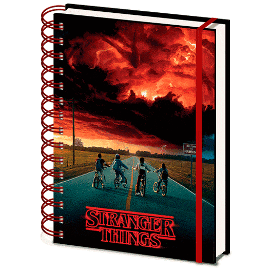 PYRAMID Stranger Things Mind Flayer lenticular A5 notebook