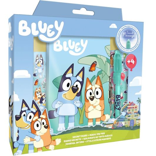 KIDS LICENSING Bluey Diary + magic pen