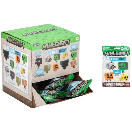 Paladone Portachiavi Clip Minecraft Assortimento 1pz