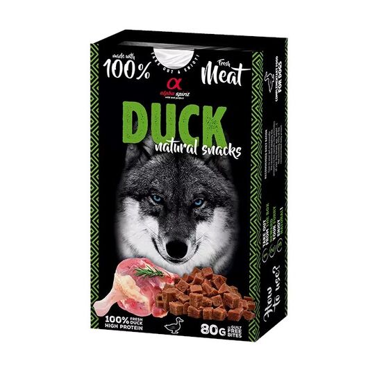 ALPHA SPIRIT Chicken natural snacks - treat for dogs - 80g