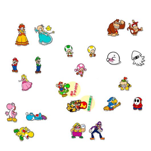 BANDAI Super Mario Bros assorted About surprise chara magnet 6cm