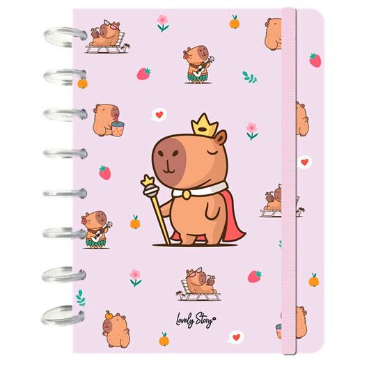 LOVELY STORY Capibara Majesty A5 notebook